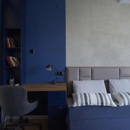 New The Blue Heart Of Center Apartment *